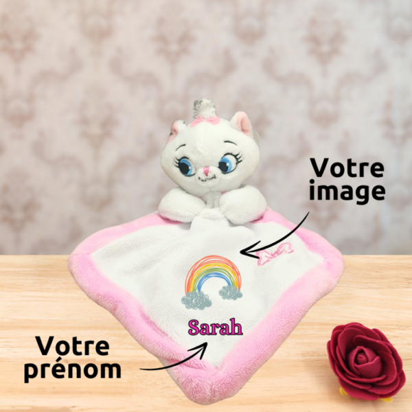 Marie la câline des Aristochats – Doudou personnalisé