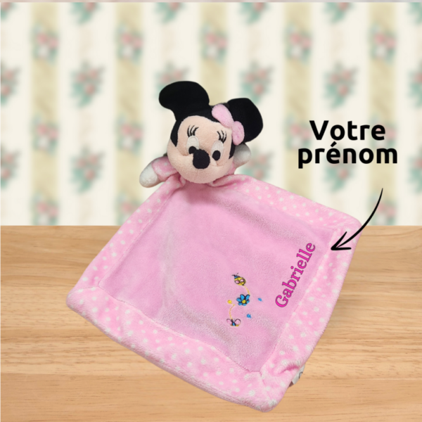 21.png Minnie la souris pétillante Disney – Doudou personnalisé