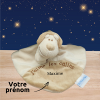 30.png Câlinou le lion tendre – Doudou personnalisé
