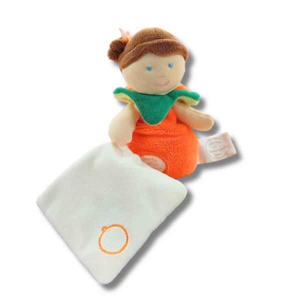 37.png Clémentine, un zeste de douceur - Doudou personnalisé