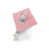 attache-tetine-rose-lapin-1.png Noah, le Lapin trop mignon - Doudou personnalisé