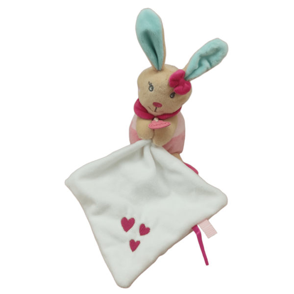 Chouquette le lapin malicieux – Doudou personnalisé