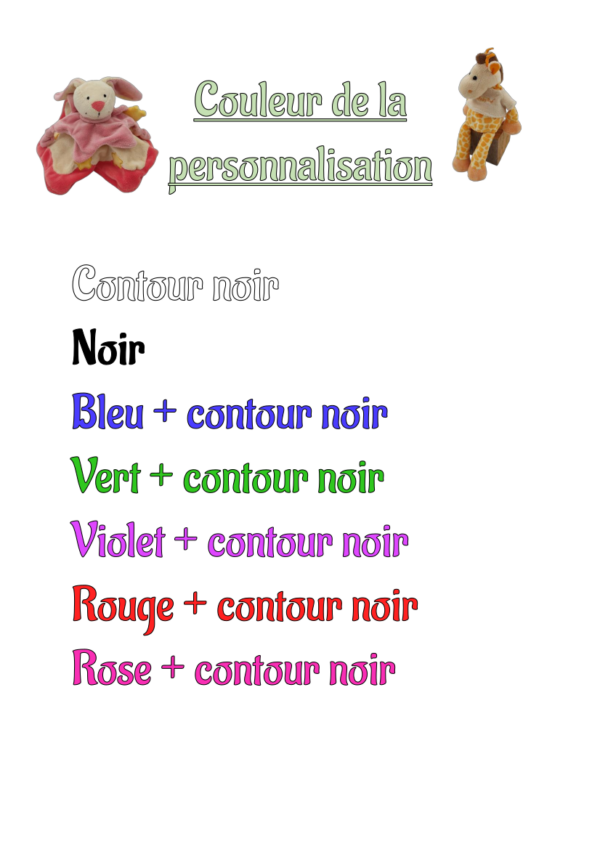 couleur-de-la-personnalisation-2.png Dédé le doudou à personnaliser rigolo