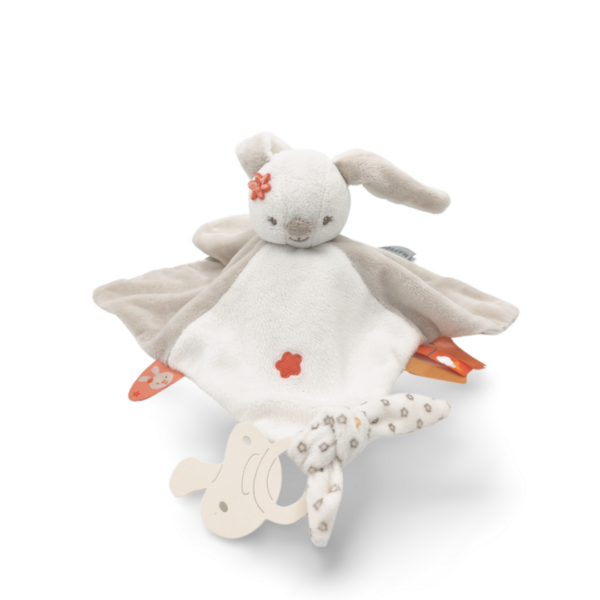 Louka, le lapin tout blanc - Doudou personnalisé