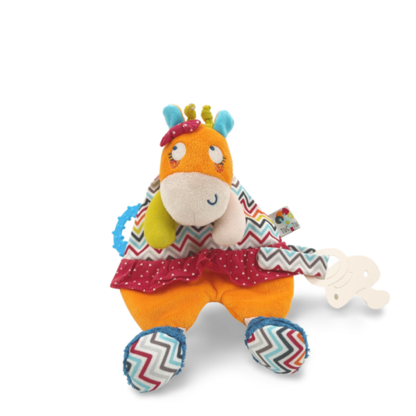 Marguerite la vache colorée - Doudou personnalisé