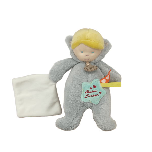 Laly la poupée oursonne - Doudou personnalisé