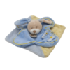 doudou-carre-chien-bleu-et-jaune-baby-nat-1.png Rémi le préféré des bébés - Doudou personnalisé