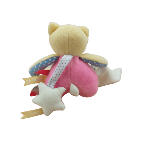 Léna, le chat lumineux – Doudou personnalisé