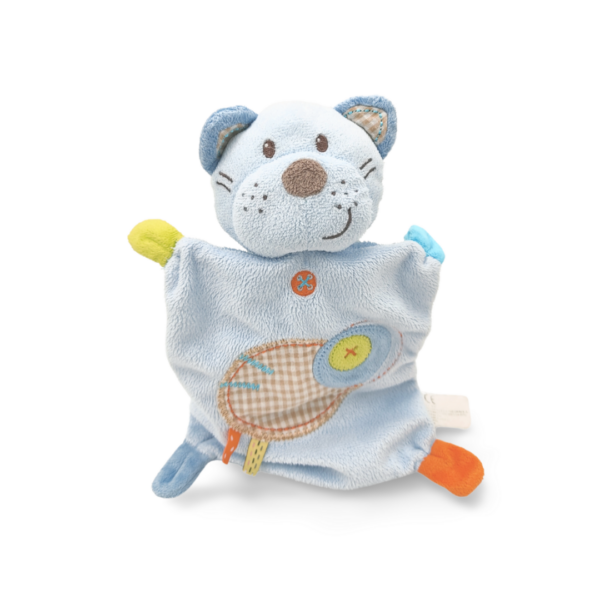 doudou-chat-plat-bleu-3.png Chacha le chat tout bleu - Doudou personnalisé