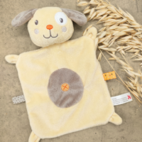 doudou-chien-jaune.png Max, le Chien jaune - Doudou personnalisé