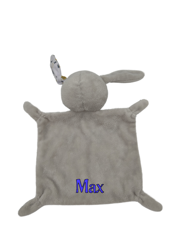 doudou-chien-plat-masque-1.png Max, le chien masqué - Doudou personnalisé