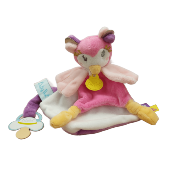 Lola la chouette câline – Doudou personnalisé