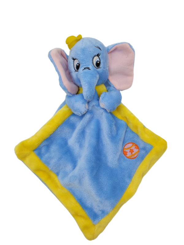 doudou-dumbo-elephanteau-blanc-et-jaune-nicotoy-disney-2.png Dumbo, l'éléphanteau bleu - Doudou personnalisé