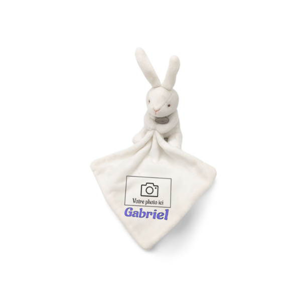 doudou-lapin-blanc.png Lapino le lapin blanc - Doudou personnalisé