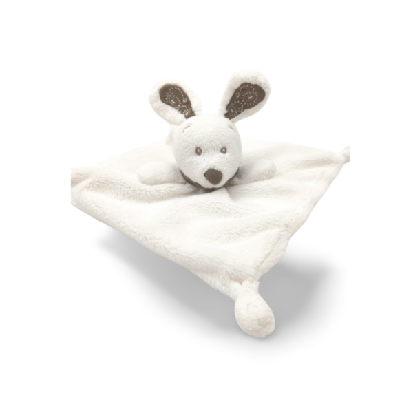 doudou-lapin-blanc-carre-1.png Liam, le Lapin Blanc Doux et Câlin - Doudou personnalisé