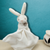 Routy le lapin câlin - Doudou personnalisé