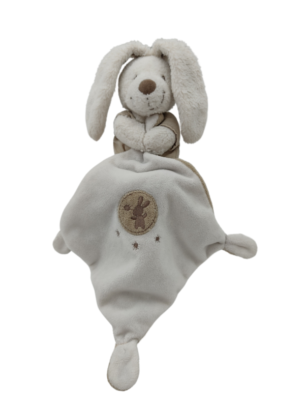 doudou-lapin-blanc-pommette.png Finn, le lapin blanc espiègle - Doudou personnalisé