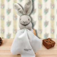 doudou-lapin-gris.png Lapinou tout doux - Doudou personnalisé