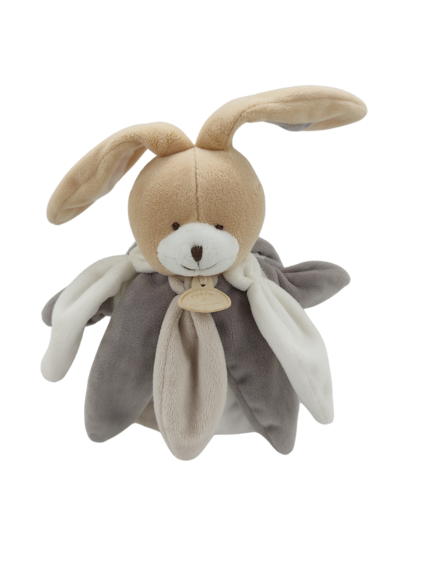 doudou-lapin-gris-marionnette-doudou-et-compagnie-1.png Papouille l'Explorateur de Sourires