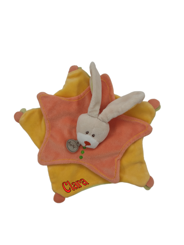 Coquin le lapin Tendresse - Doudou personnalisé