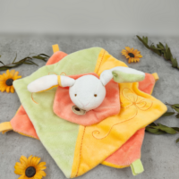 doudou-lapin-orange-et-jaune-vert.png Calinou Doudou Étoilé