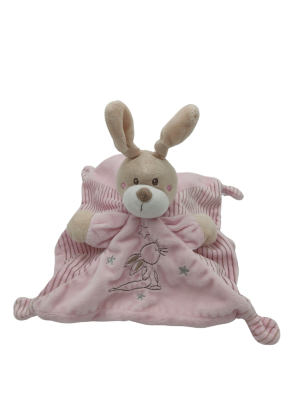 doudou-lapin-rose-attache-tetine-nicotoy.png Ponpon Le Compagnon des Premiers Pas