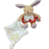 Lou, le lapin lumineux – Doudou personnalisé