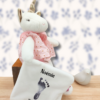 Zoé la licorne câline - Doudou personnalisé