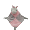 doudou-licorne-rose-plate.png Céleste la licorne - Doudou personnalisé