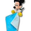 Mickey, la Peluche au Mouchoir Bleu Phosphorescent - Doudou personnalisé