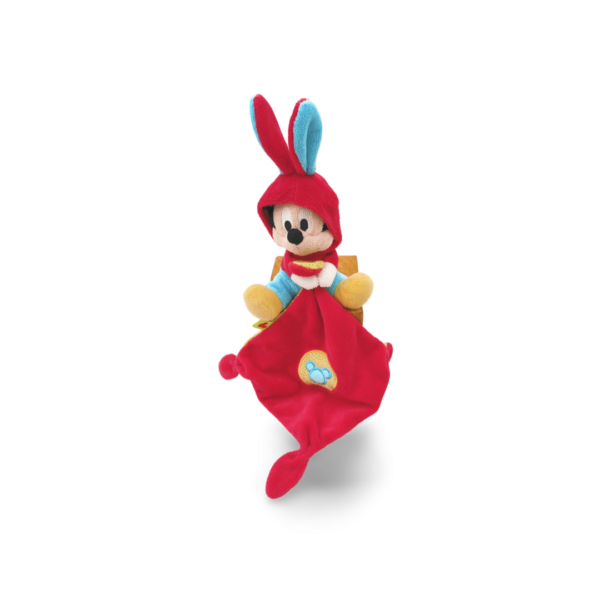 doudou-mickey-mouchoir-rouge-3.png Mickey lapinou le charmant - Doudou personnalisé