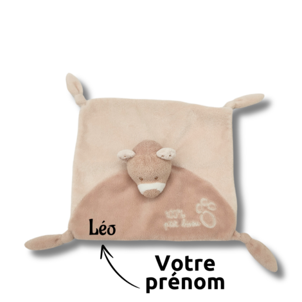 doudou-ours-a-personnaliser.png Bruno, le petit ours marron - Doudou personnalisé