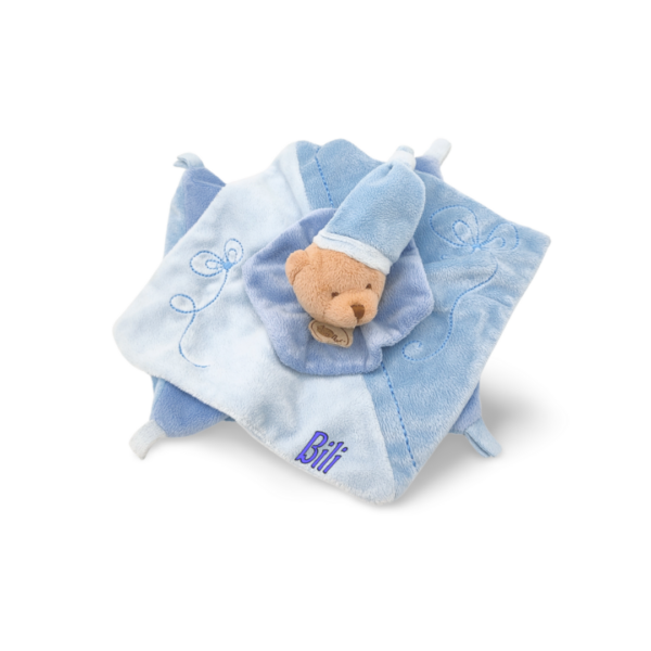 Nathan, l'Ours au Chapeau - Doudou personnalisé