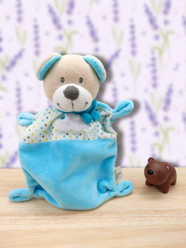 doudou-ours-bleu.png Luca, l'ours Bleu - Doudou personnalisé