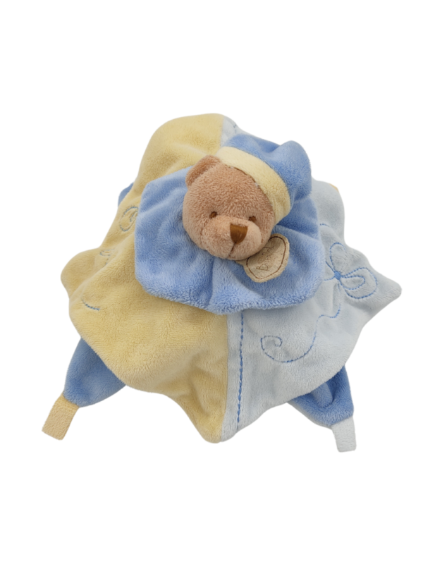 doudou-ours-bleu-et-jaune-plat-baby-nat.png Wiz Le protecteur de sourires - Doudou personnalisé