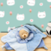 Nathan, l'Ours au Chapeau - Doudou personnalisé