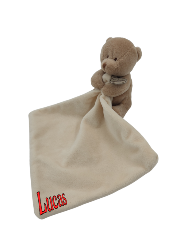 doudou-ours-marron-mouchoir-beige-doudou-et-compagnie.png Rikie Un Ami Doux et Personnalisé