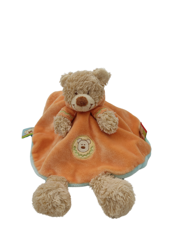 Câlin, l'Ours avec Capuche Douillette - Doudou personnalisé