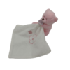 doudou-ours-rose-brode-fleur-baby-nat.png Fripouille l'ours rose - Doudou personnalisé
