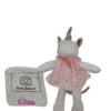 Zoé la licorne câline - Doudou personnalisé