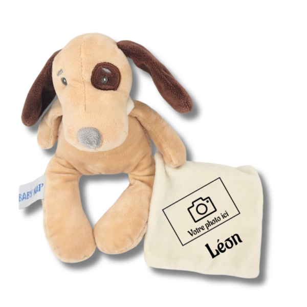 doudou-personnalise-chien-2.png Pop le chien loufoque - Doudou personnalisé