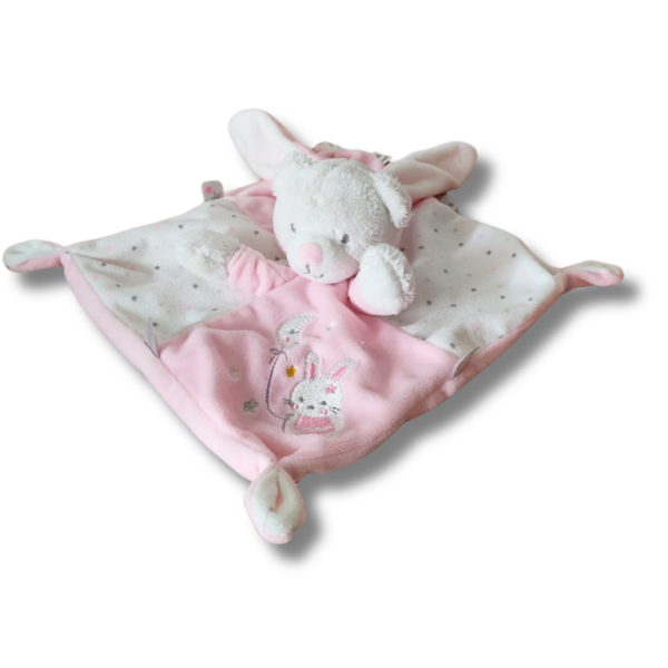 doudou-personnalise-lapin-ours-rose-3.png Stella l'ours lapin - Doudou personnalisé