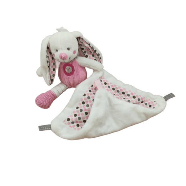 Louise, le lapin câlin Nicotoy - Doudou personnalisé