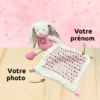 Louise, le lapin câlin Nicotoy - Doudou personnalisé