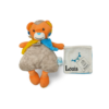 doudou-personnalise-lion-mouchoir.png Riou le lion malin - Doudou personnalisé