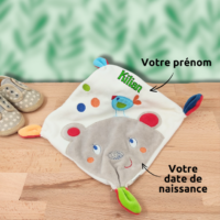 Pota l'ours plat - Doudou personnalisé