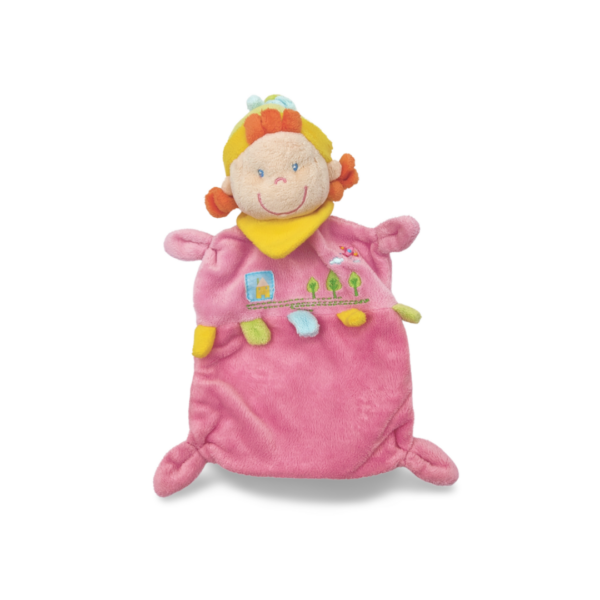 Nelly la petite fille attentionnée - Doudou personnalisé