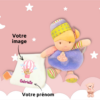 doudou-personnalise-poupee-petite-fille.png Emie la petite poupée - Doudou personnalisé