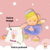 doudou-personnalise-poupee-petite-fille.png Emie la petite poupée - Doudou personnalisé