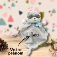 doudou-personnalise-raton-laveur.png Rocky le raton laveur explorateur -Doudou personnalisé